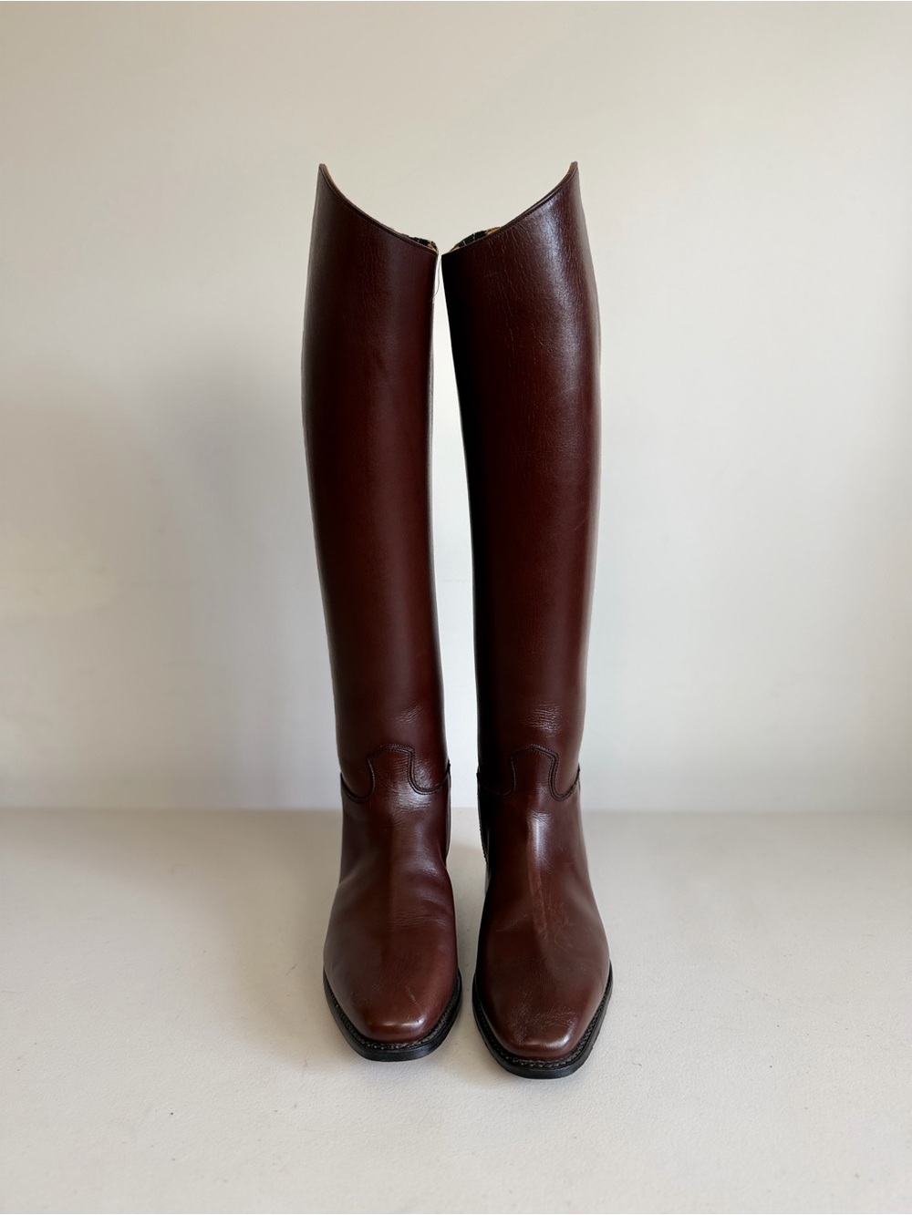 Königs Germany Brown Leather Tall Equestrian Riding Boots
